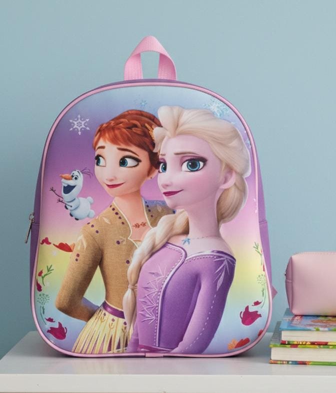 Frozen & Elsa 3D High Quality Play Nursery Baby Girl School Bag