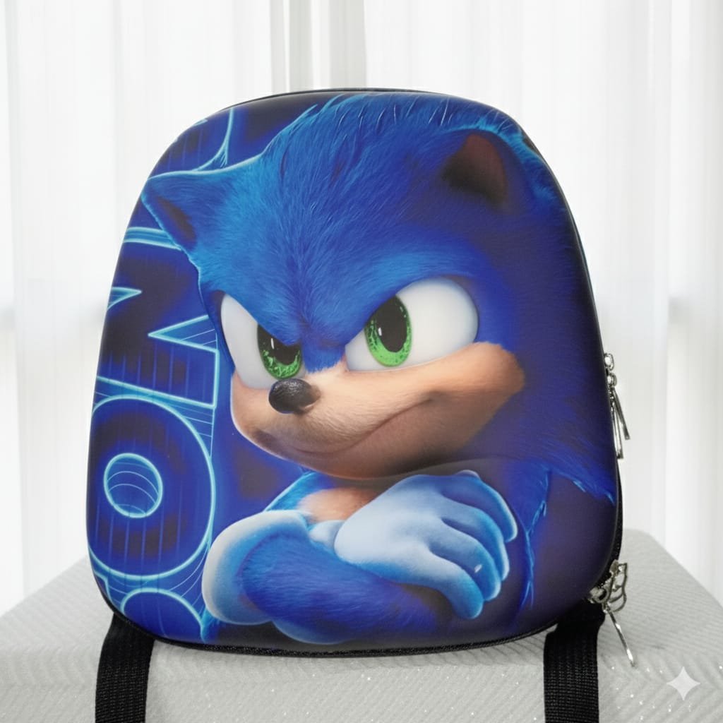 Sonic 3D High Quality Play Nursery Baby Girl Boy School Bag