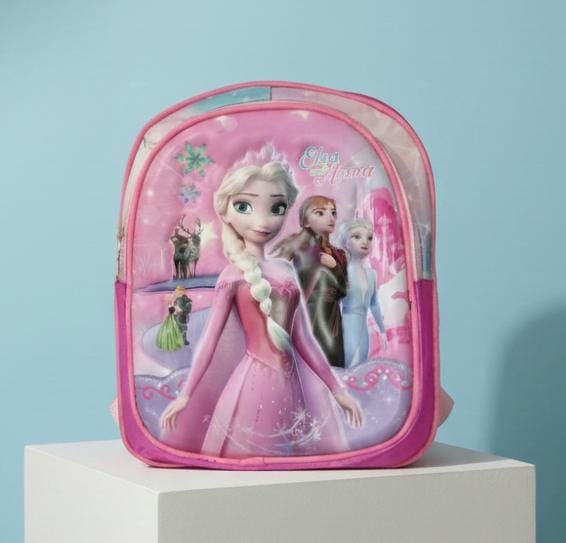 Elsa & Anna Disney's Frozen Baby Girl PU 3D High Quality Play Nursery School Bag